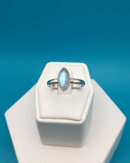 Moonstone Sterling Silver Ring size 9
