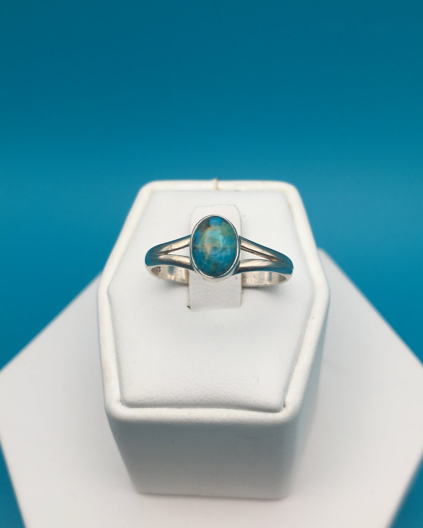 Arizona Turquoise Sterling Silver Ring size 9