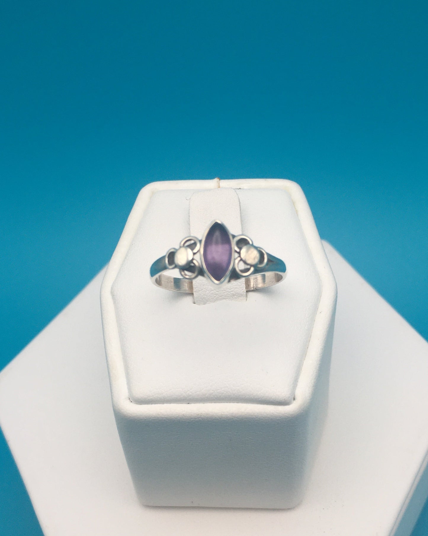 Amethyst Sterling Silver Ring size 9