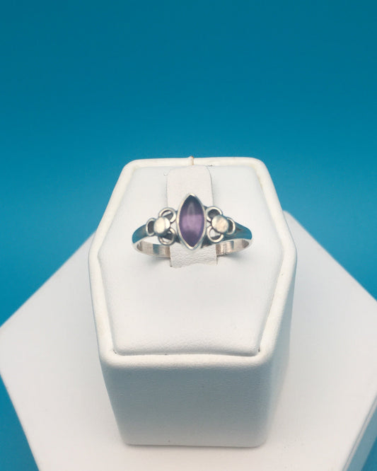 Amethyst Sterling Silver Ring size 9