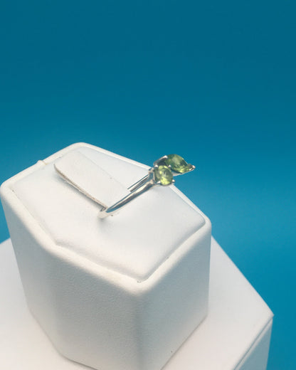 Peridot Sterling Silver Ring size 8.5