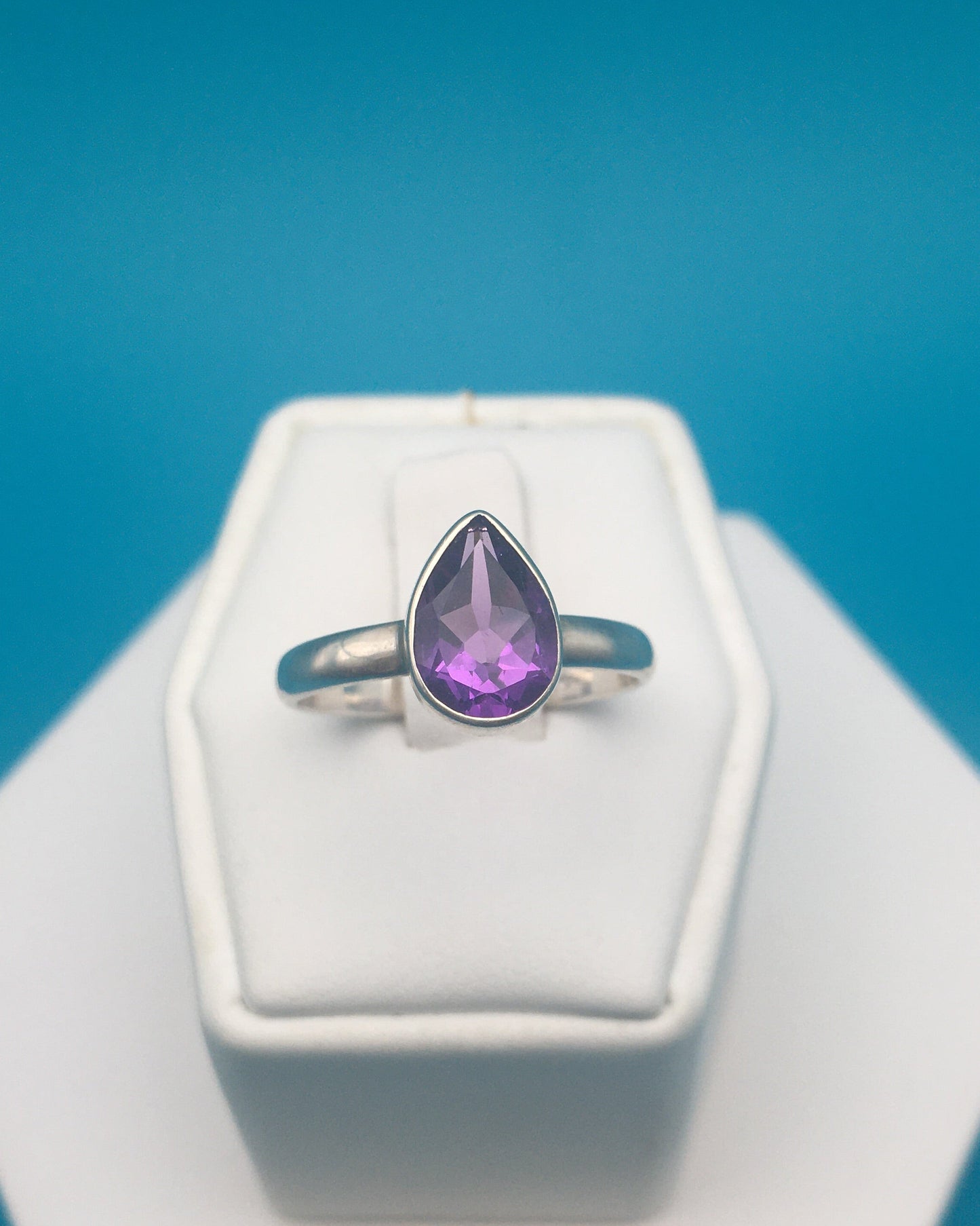 Amethyst Sterling Silver Ring size 9