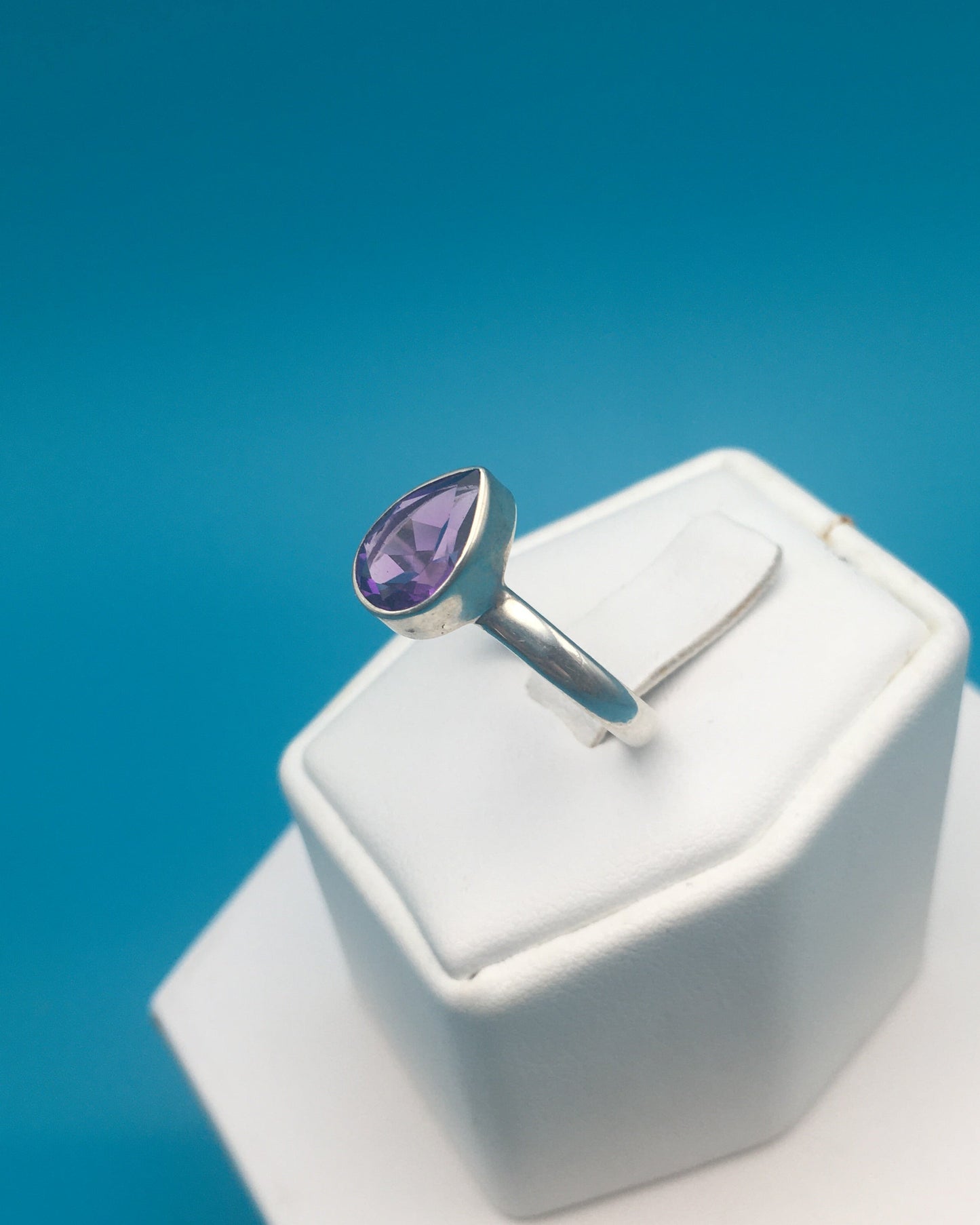 Amethyst Sterling Silver Ring size 9