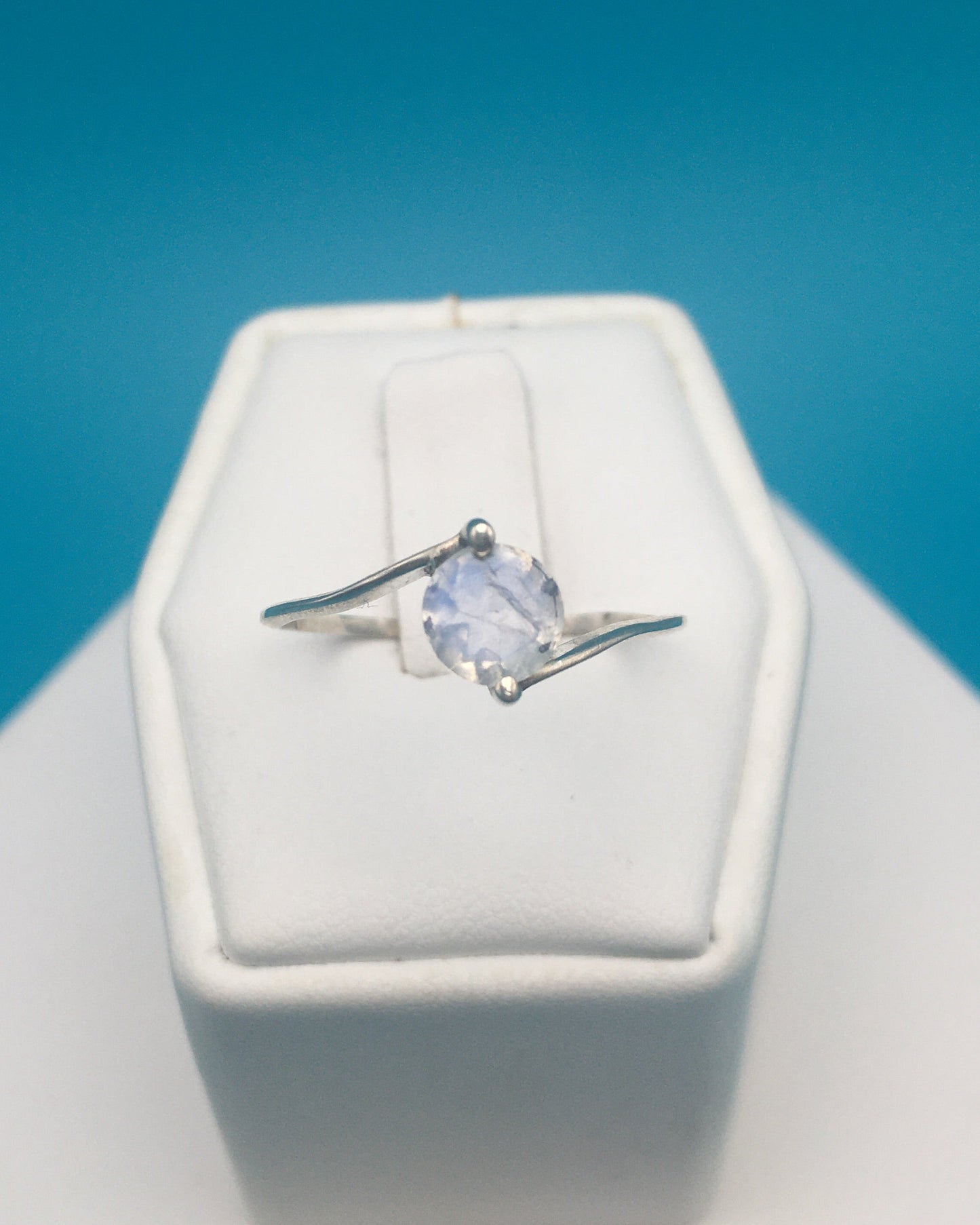 Moonstone Sterling Silver Ring size 9.5
