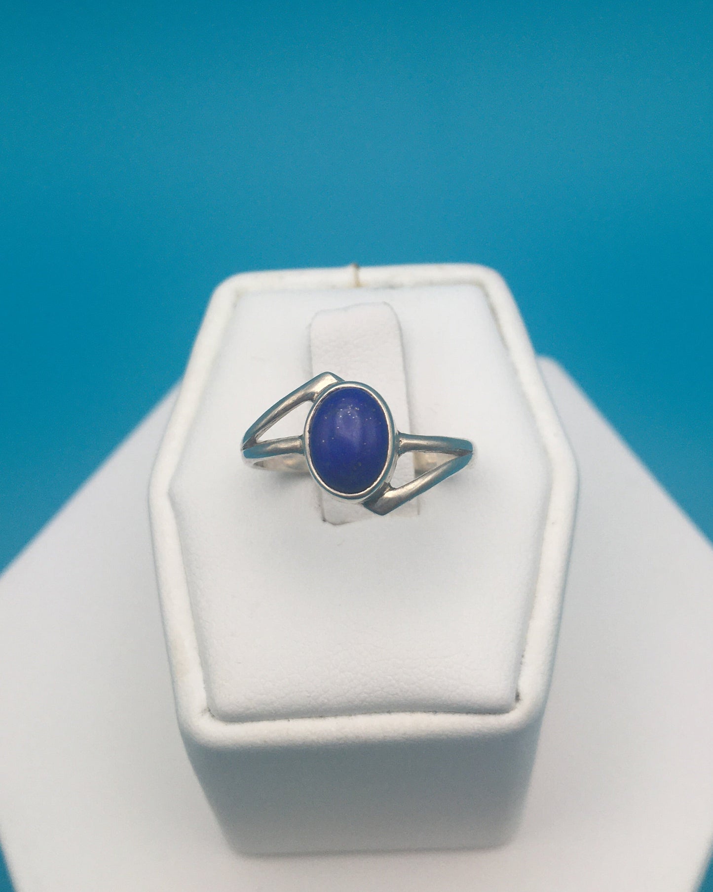Lapis Lazuli Sterling Silver Ring size 7