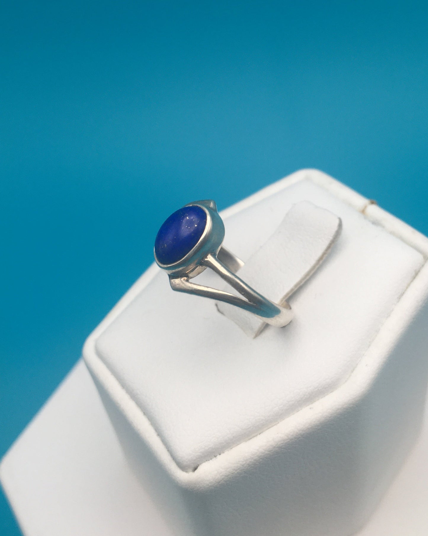 Lapis Lazuli Sterling Silver Ring size 7