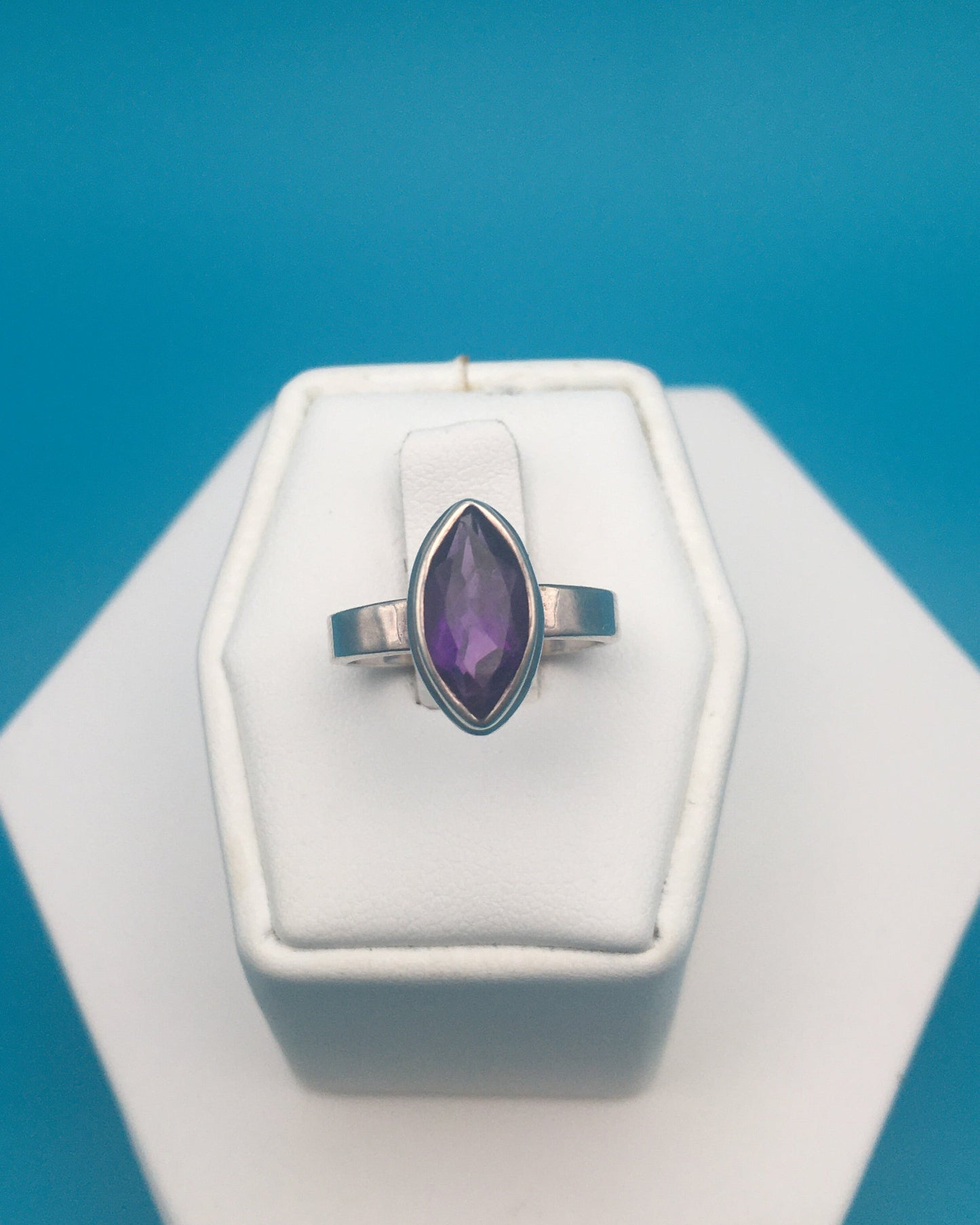 Amethyst Sterling Silver Ring size 6