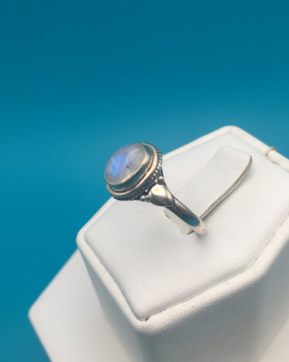 Moonstone Sterling Silver Ring size 8