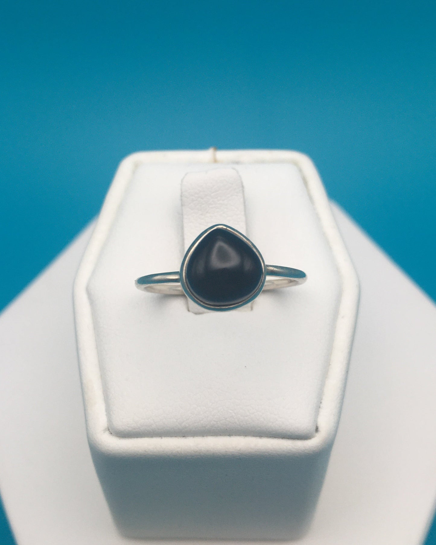 Onyx Sterling Silver Ring size 8