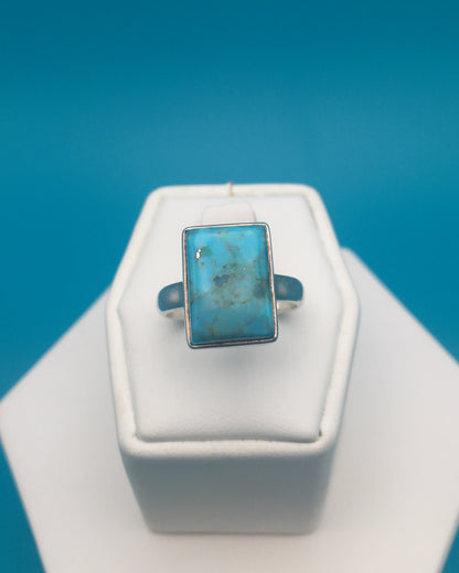 Arizona Turquoise Sterling Silver Ring size 7.5