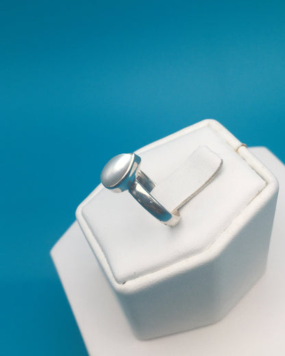 Fresh Water Pearl Sterling Silver Ring size 7