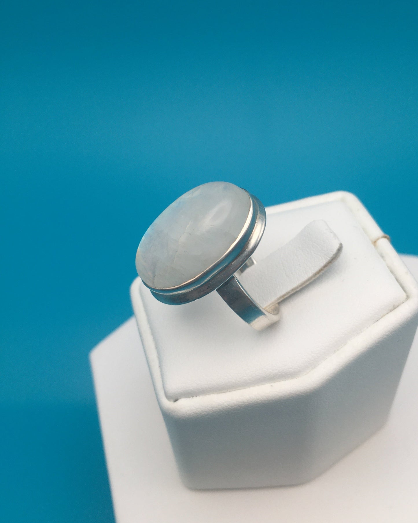 Moonstone Sterling Silver Ring size 6.5