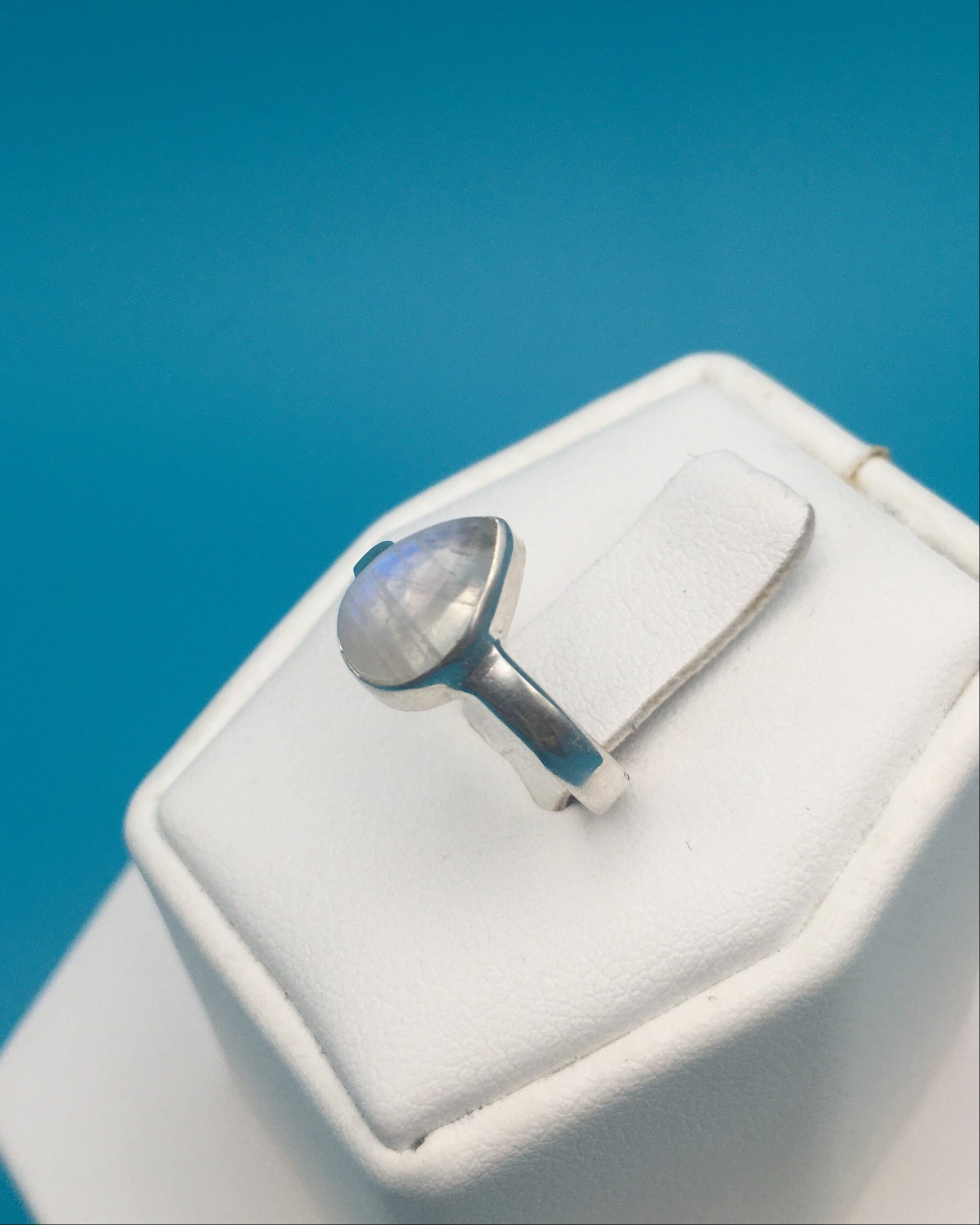 Moonstone Sterling Silver Ring size 4