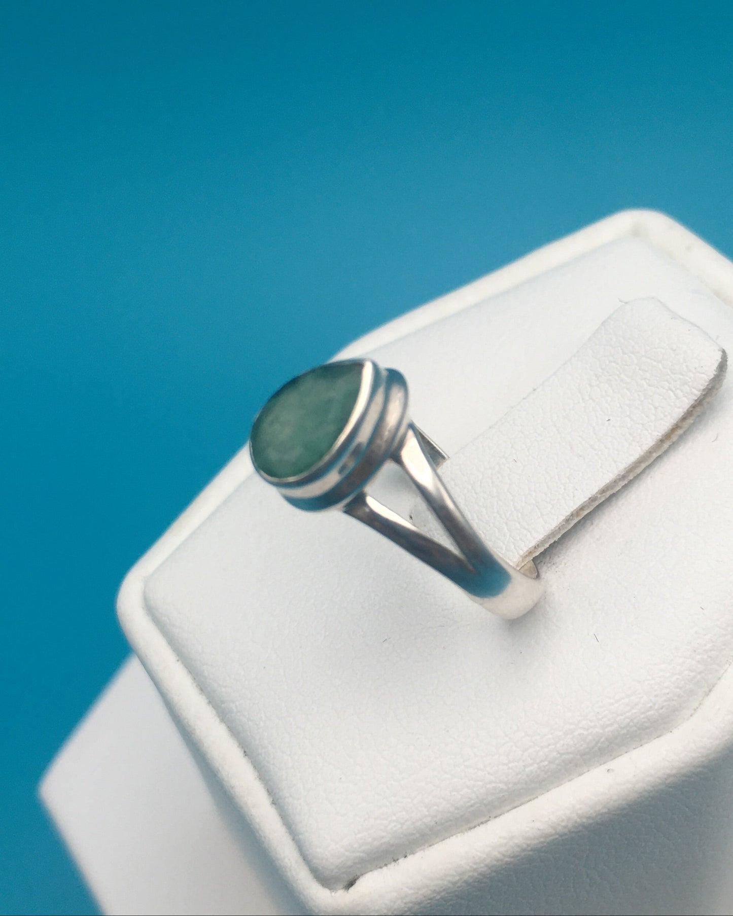 Emerald Silver Ring