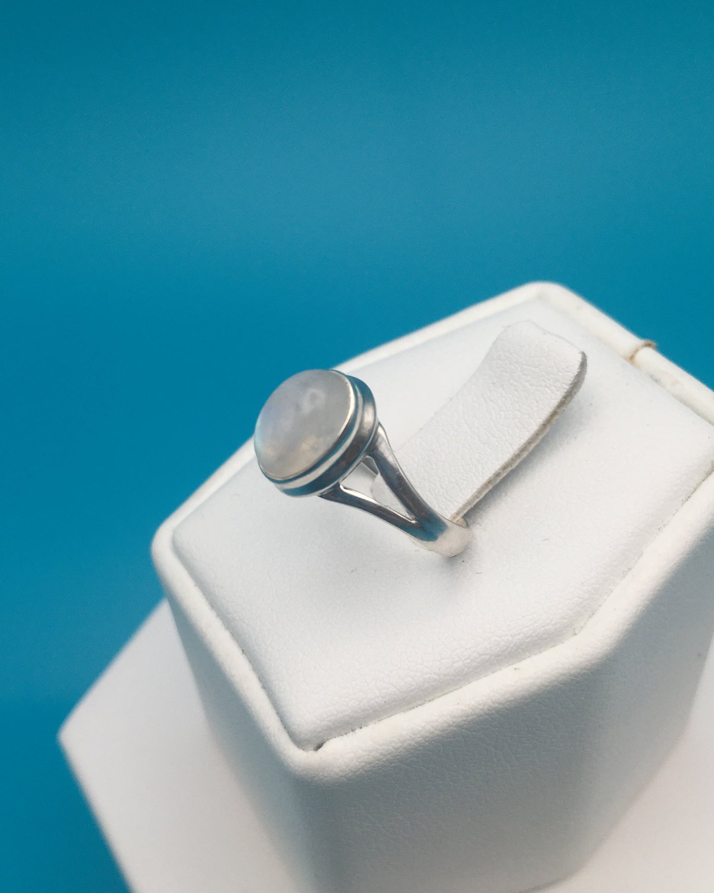 Moonstone Sterling Silver Ring size 4