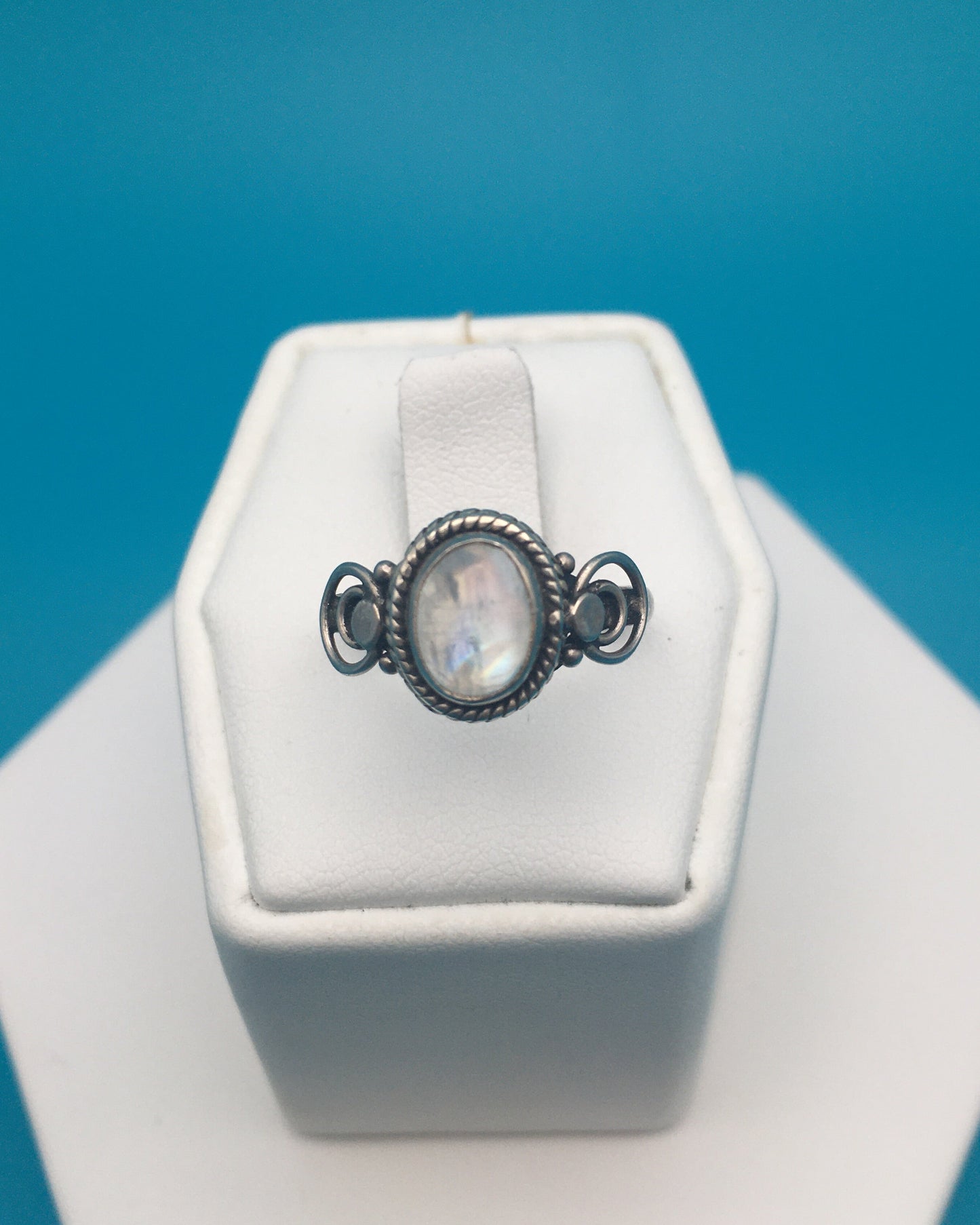 Moonstone Sterling Silver Ring size 7
