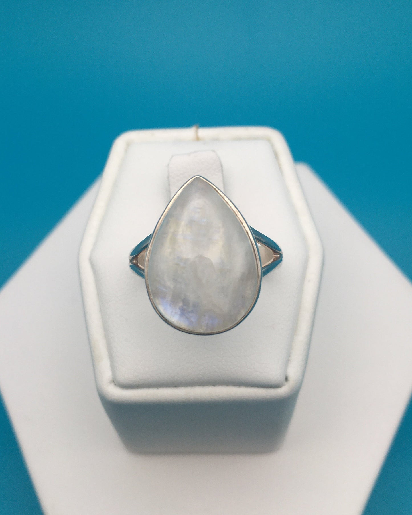 Moonstone Sterling Silver Ring size 9