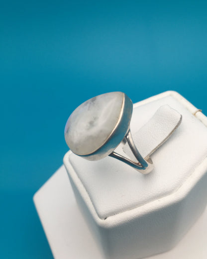 Moonstone Sterling Silver Ring size 9