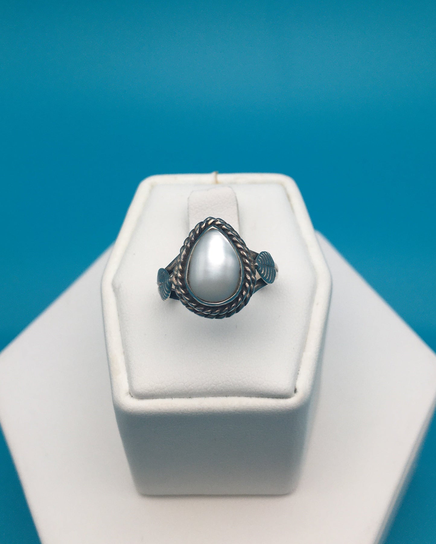 Fresh Water Pearl Sterling Silver Ring size 5.5