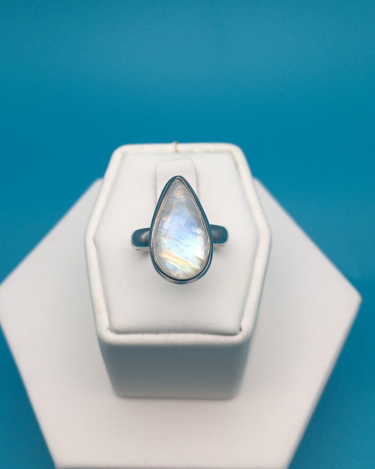 Moonstone Sterling Silver Ring size 6