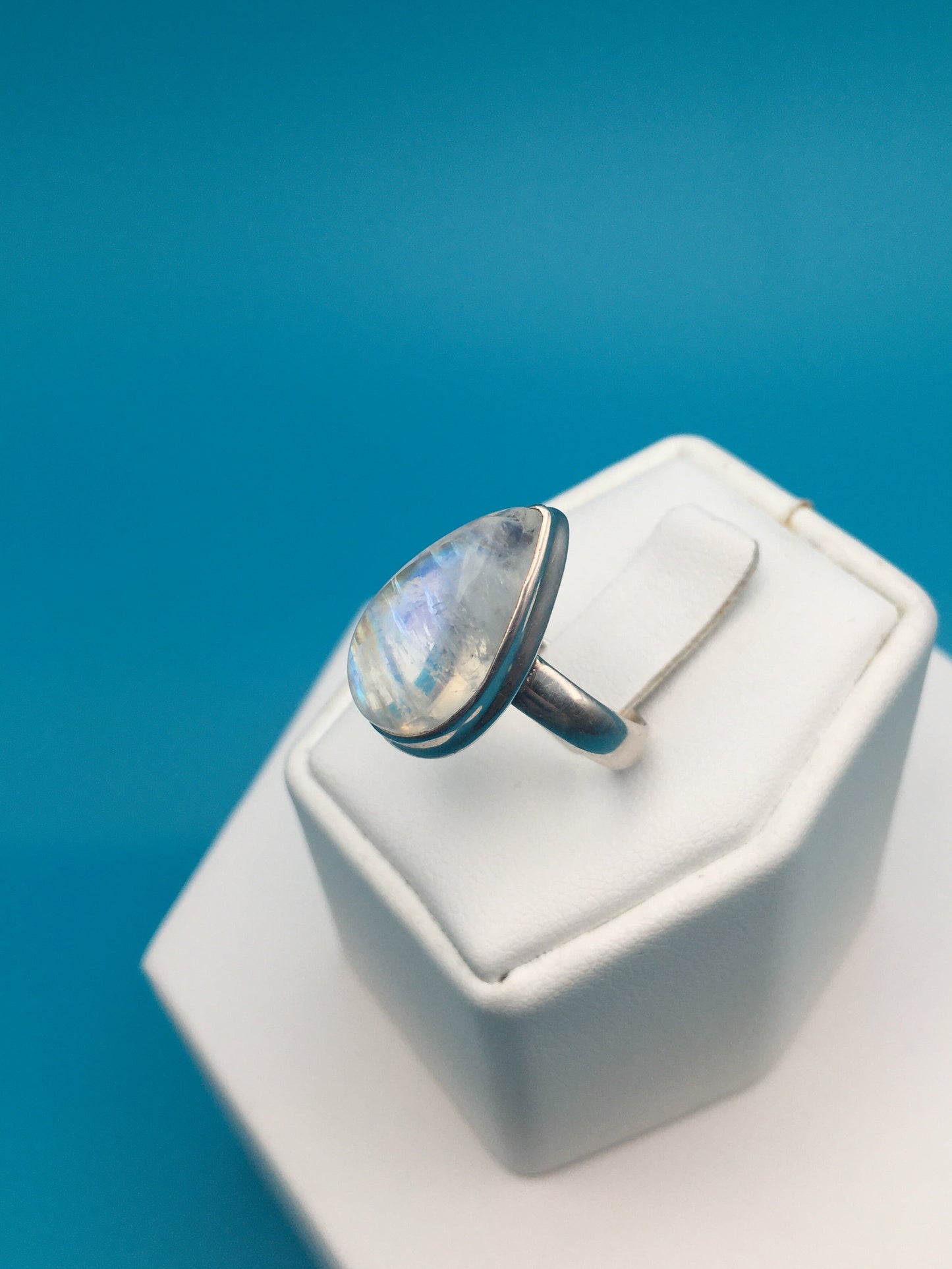 Moonstone Sterling Silver Ring size 6