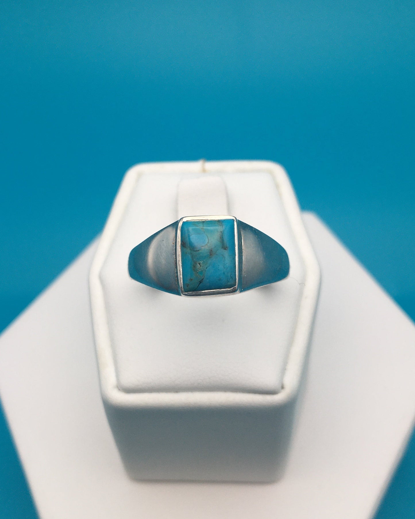 Arizona Turquoise Sterling Silver Ring size 12