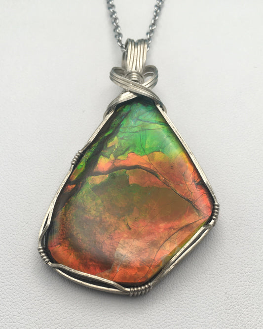 Ammolite Pendant