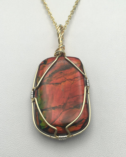 Ammolite Pendant