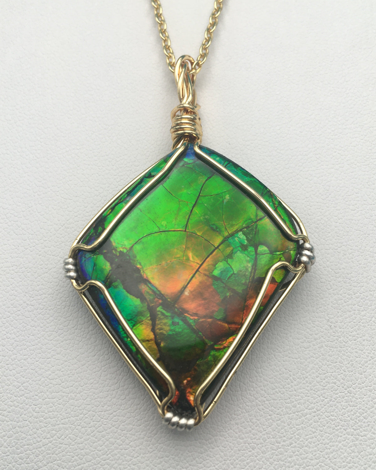 Ammolite Pendant