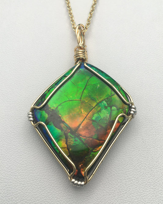 Ammolite Pendant