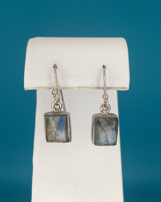 Labradorite Sterling Silver Earrings