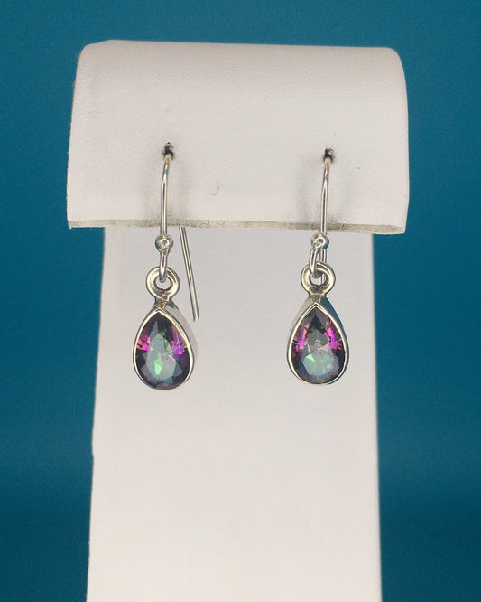 Mystic Topaz Sterling Silver Earrings