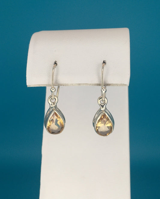 Citrine Sterling Silver Earrings