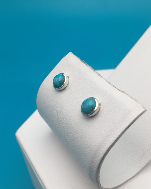 Arizona Turquoise Sterling Silver Stud Earrings