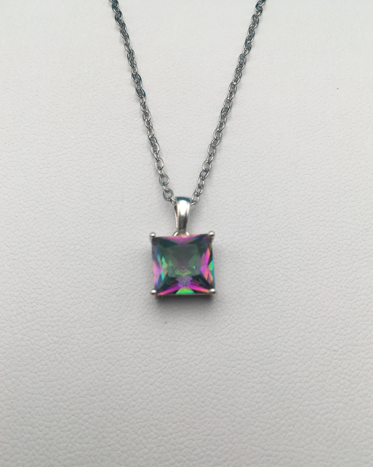 Mystic Topaz Sterling Silver Pendant