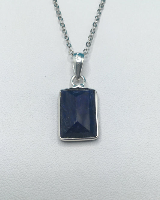 Lapis Lazuli Sterling Silver Pendant