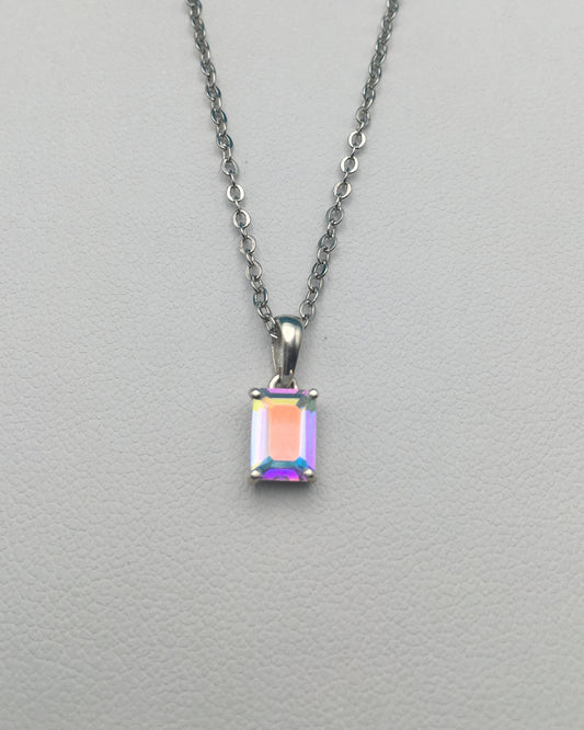 Aurora Topaz Sterling Silver Pendant