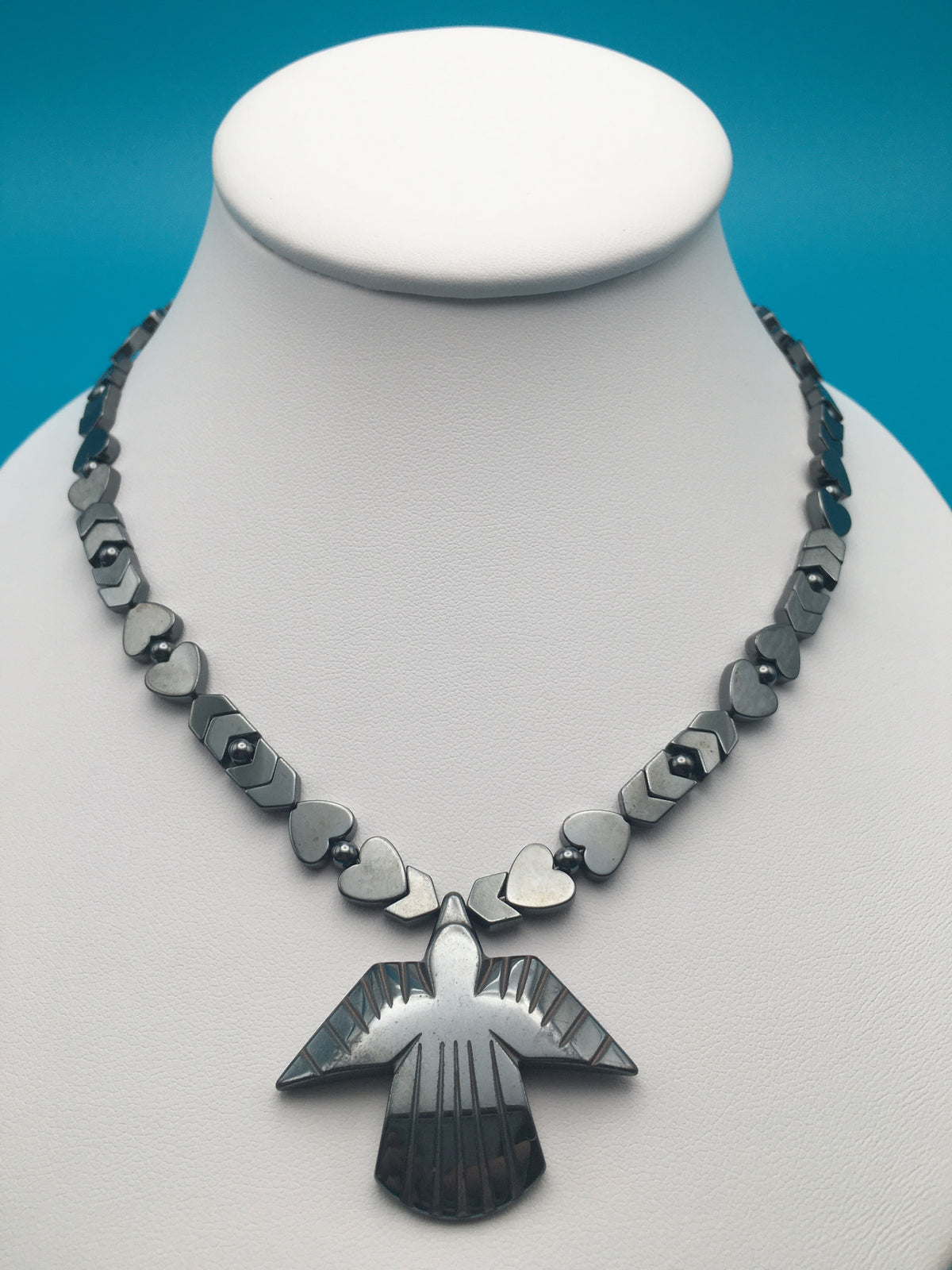 Hematite Thunderbird Necklace